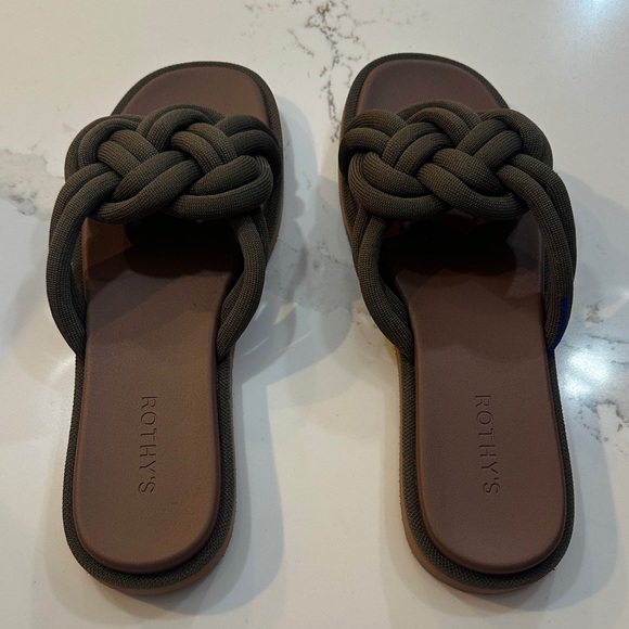 NEW in Box‼️ Rothy's Women's Dark Brown Safari Knotted Sandals